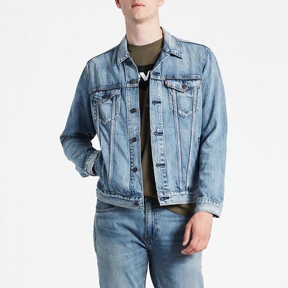 Levi's Mens Trucker Jacket Size L - Picture 2 of 7